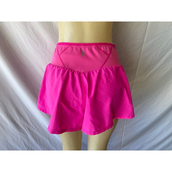 Free People Schooling You Skort in Hot Pink - Picture 3 of 11